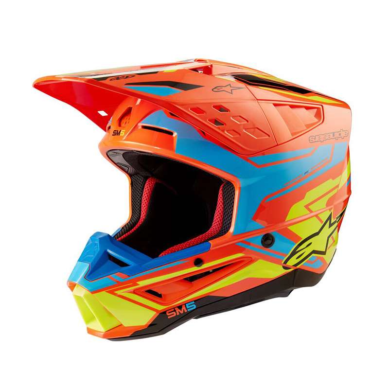 Alpinestars Sm5 2206 Action 2 Helmet Orange
