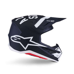 Alpinestars Sm7 2206 Dasher Helmet Black White Matt