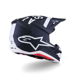 Alpinestars Sm7 2206 Dasher Helmet Black White Matt