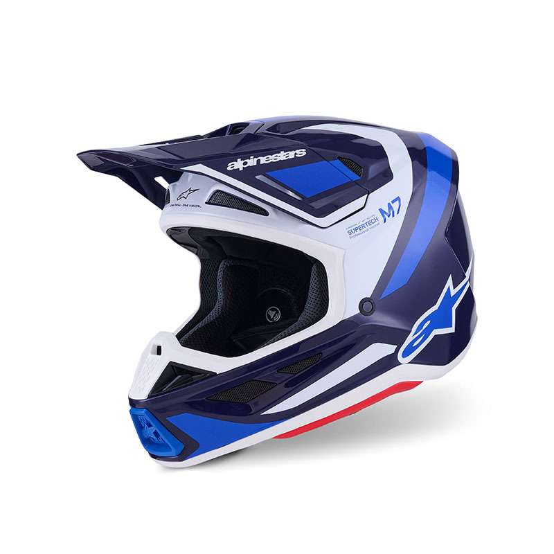 Alpinestars Sm7 Rise Helmet Blue White