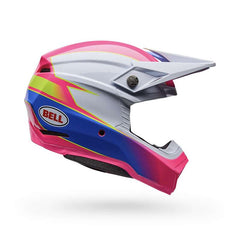 Bell Moto-10 Mips Falcon Helmet White Pink