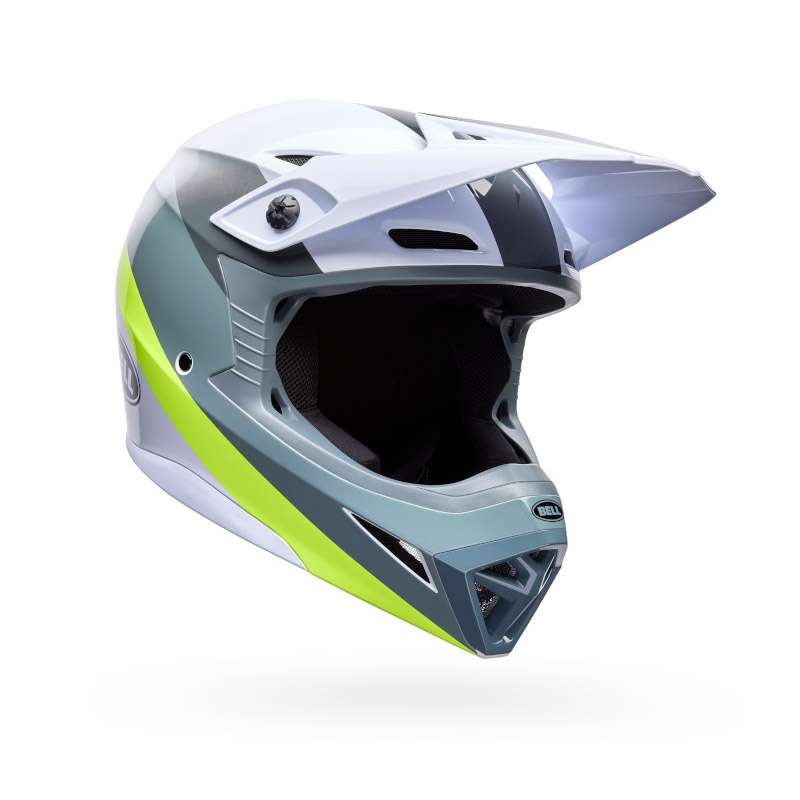 Bell Mx-10 Mips Aviator Helmet White Green