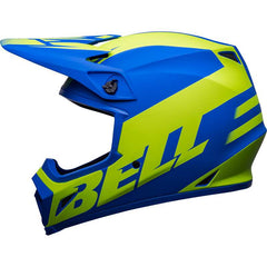 Bell Mx 9 Mips Disrupt Helmet Classic Blue Yellow