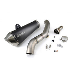 Brocks Predator Slip-On (3/4 System) w/ Electro-Black Stainless Muffler for Kawasaki ZX-10R