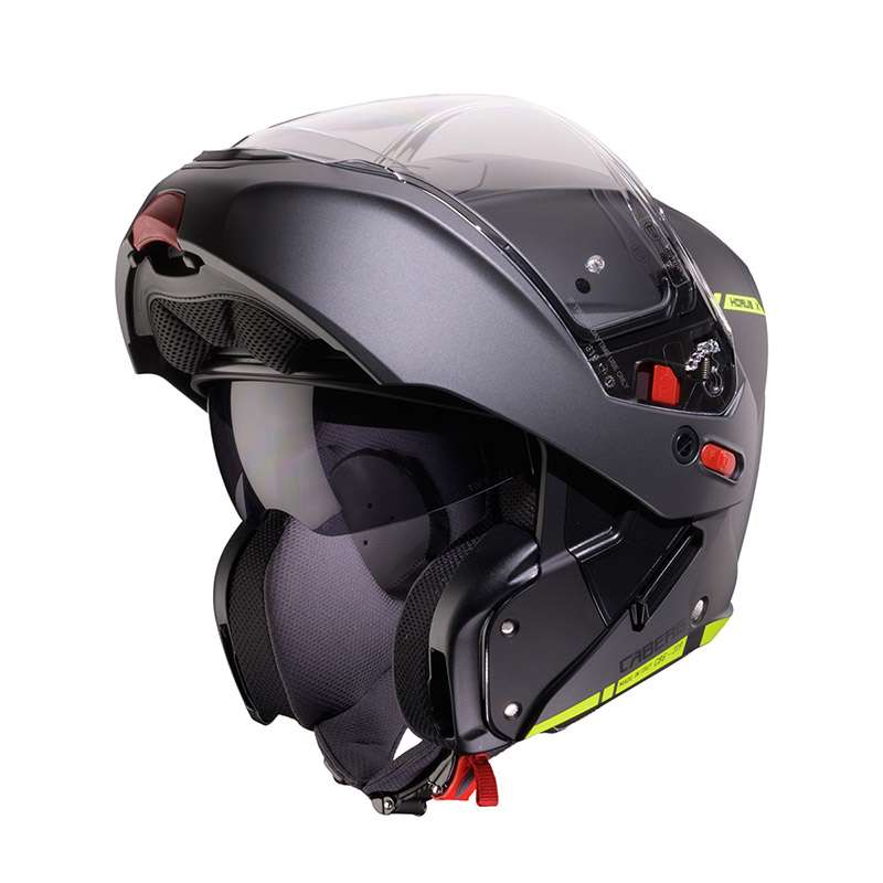 Caberg Horus X Ray Helmet Grey Yellow Matt