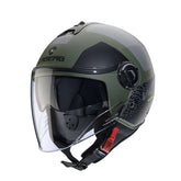 Caberg Riviera V4x Alpha Helmet Green Matt