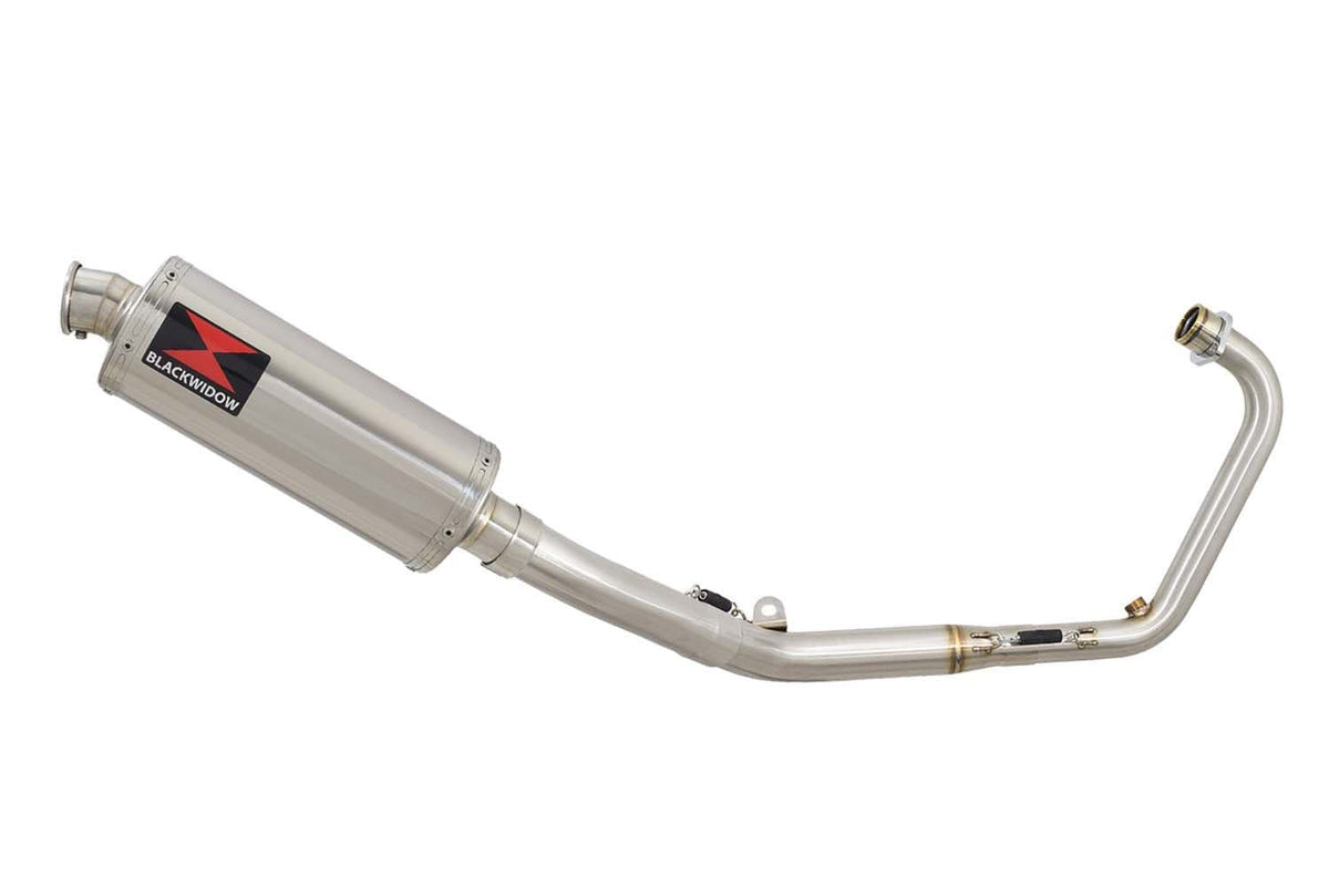 300mm Round Stainless Silencer High Level Exhaust System for Honda CB125R Neo Sports Cafe 2018-2020