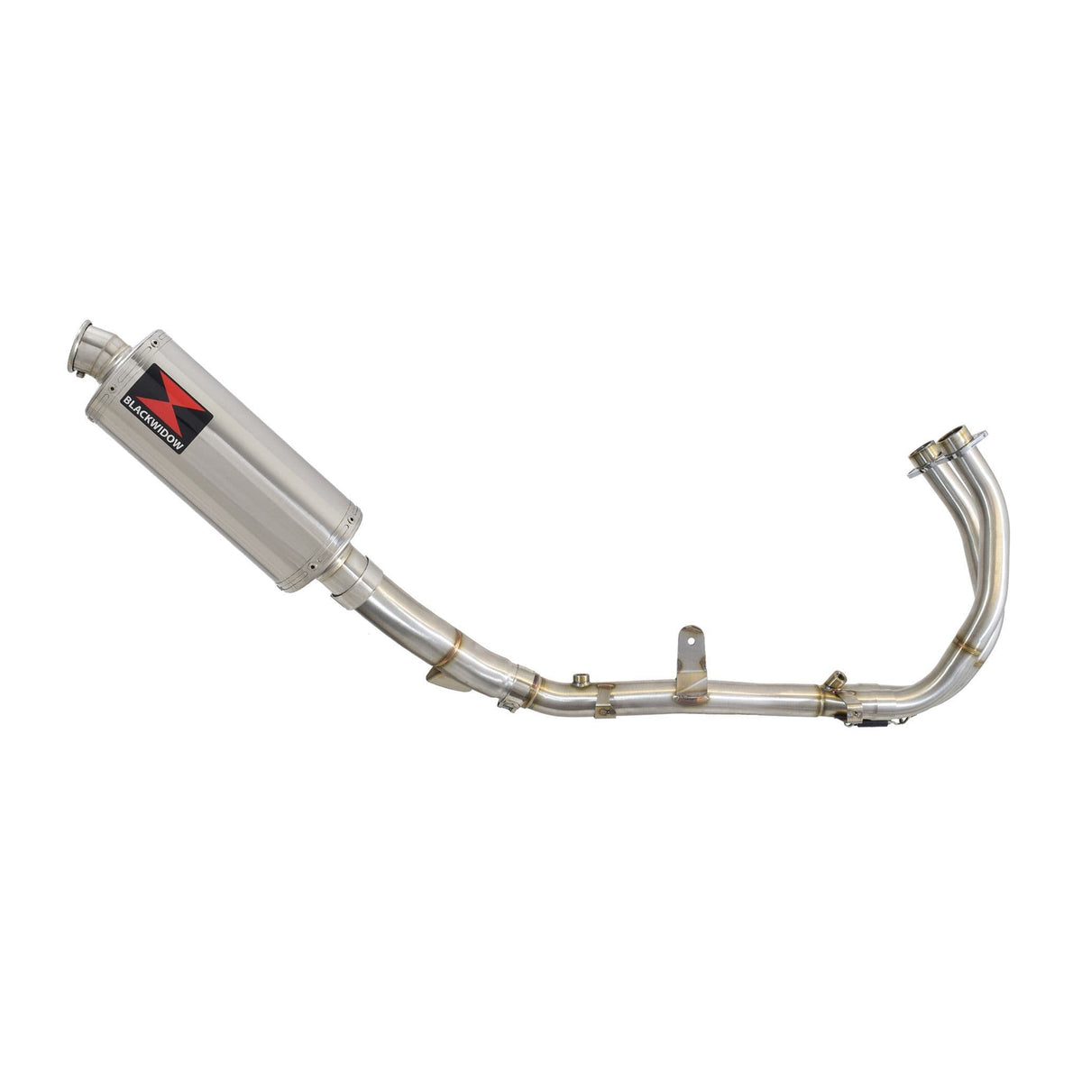 Performance Exhaust System 300mm Oval Stainless Silencer for Honda CB500F 2024-2025