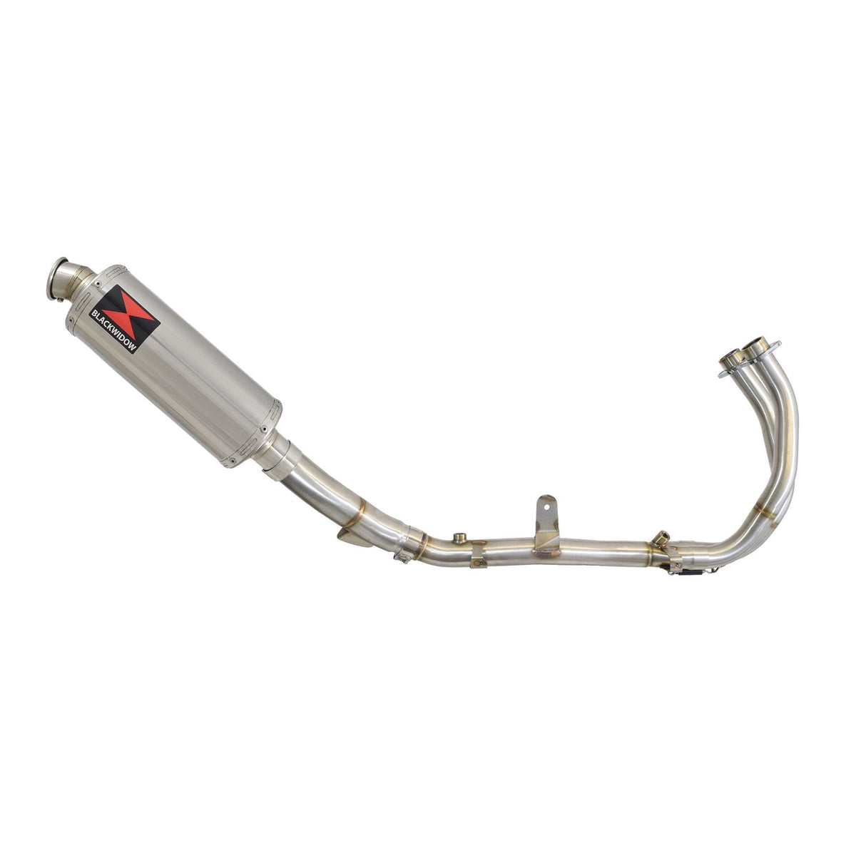 Performance Exhaust System 300mm Round Stainless Silencer for Honda CB500F 2024-2025