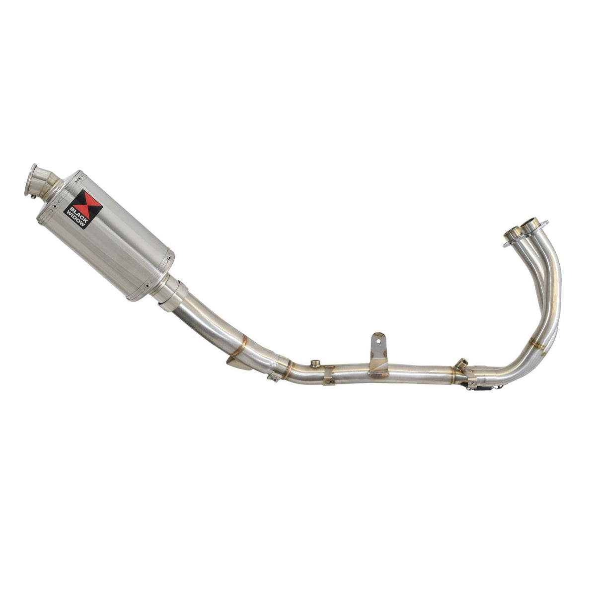 Performance Exhaust System 230mm Oval Stainless Silencer for Honda CB500 Hornet 2024-2026