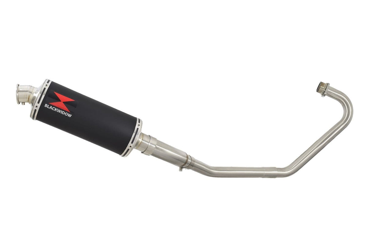 300mm Round Black Stainless Silencer Exhaust System for Honda CB125F 2015-2020