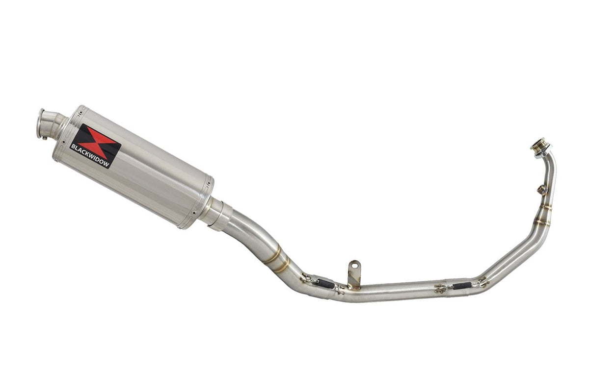 300mm Oval Stainless Silencer Exhaust System for Honda CB125R Neo Sports Cafe 2021-2023