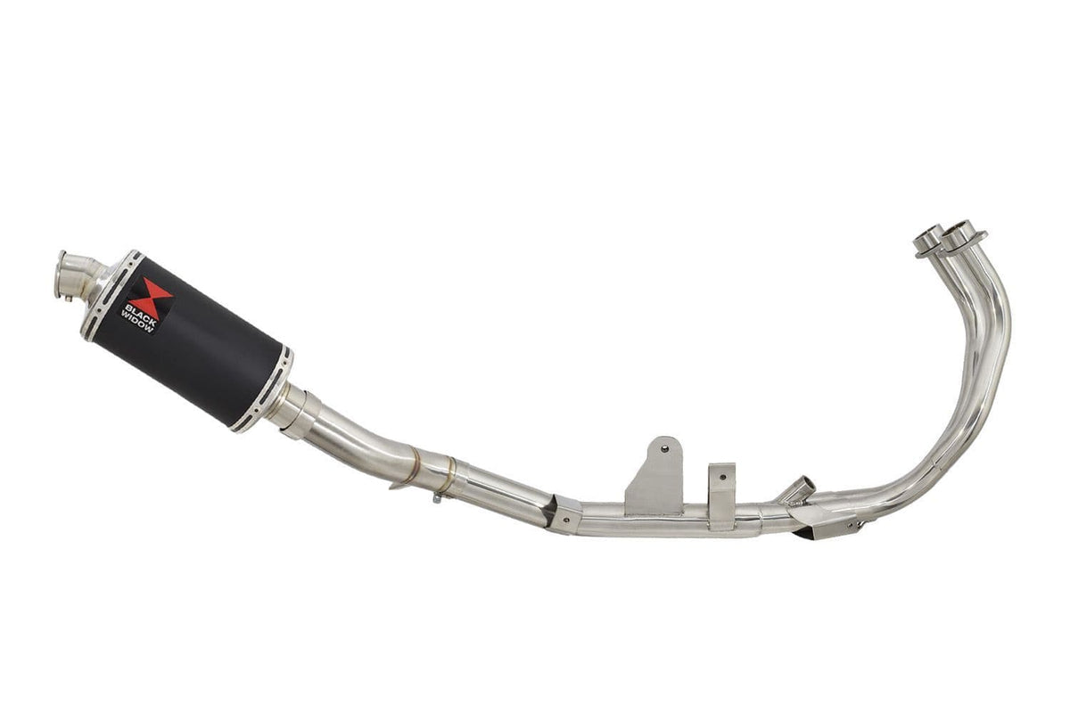 230mm Oval Black Stainless Silencer Performance De-Cat Exhaust System for Honda CB500F 2013-2015