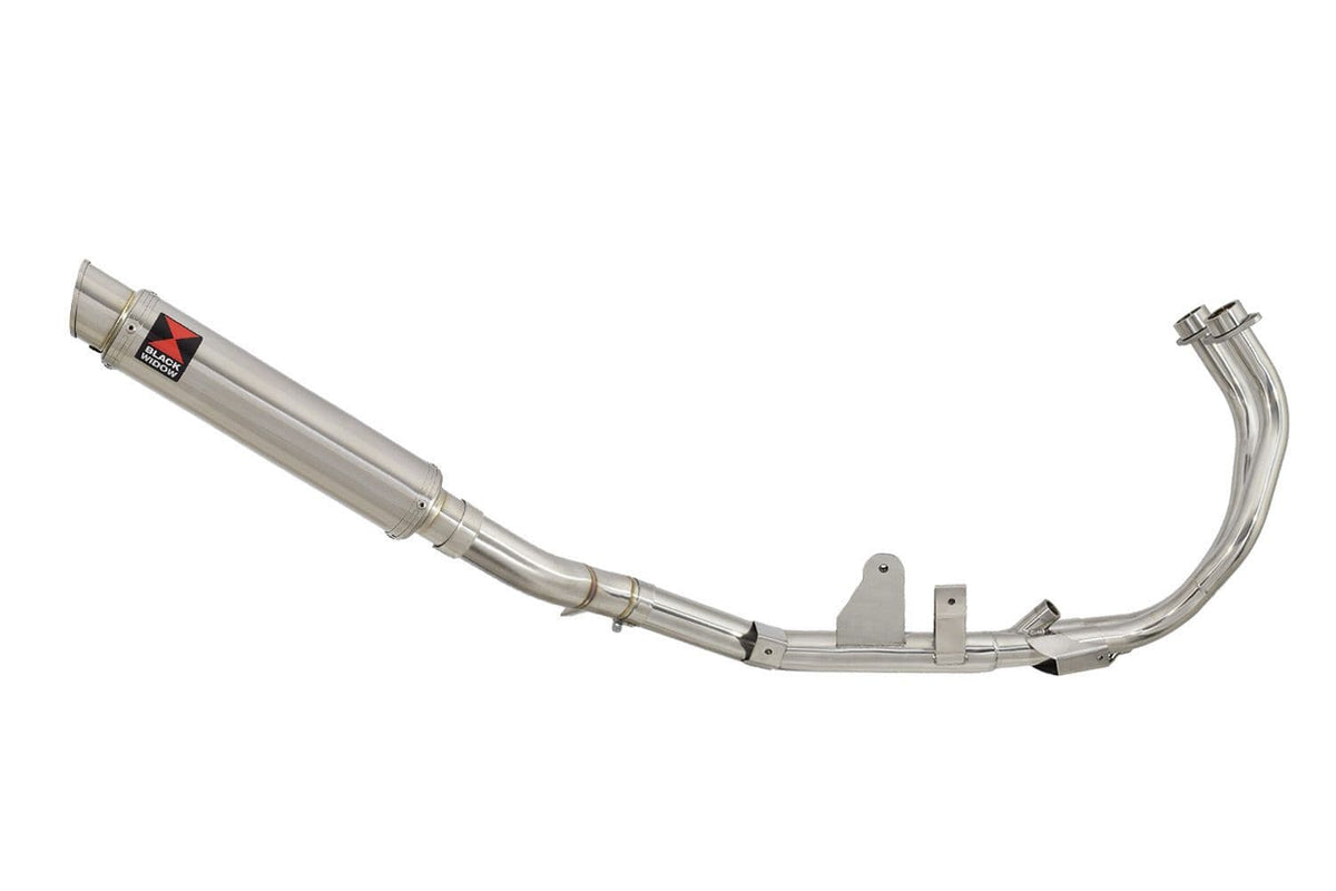 350mm GP Round Stainless Silencer Performance De-Cat Exhaust System for Honda CB500F 2013-2015