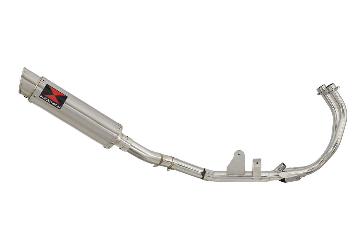360mm GP Round Stainless Silencer Performance De-Cat Exhaust System for Honda CB500F 2013-2015