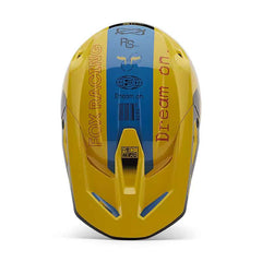 Fox V1 Race Spec Helmet Yellow