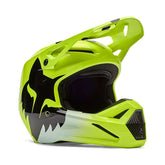 Fox V1 Shield Helmet Yellow Fluo