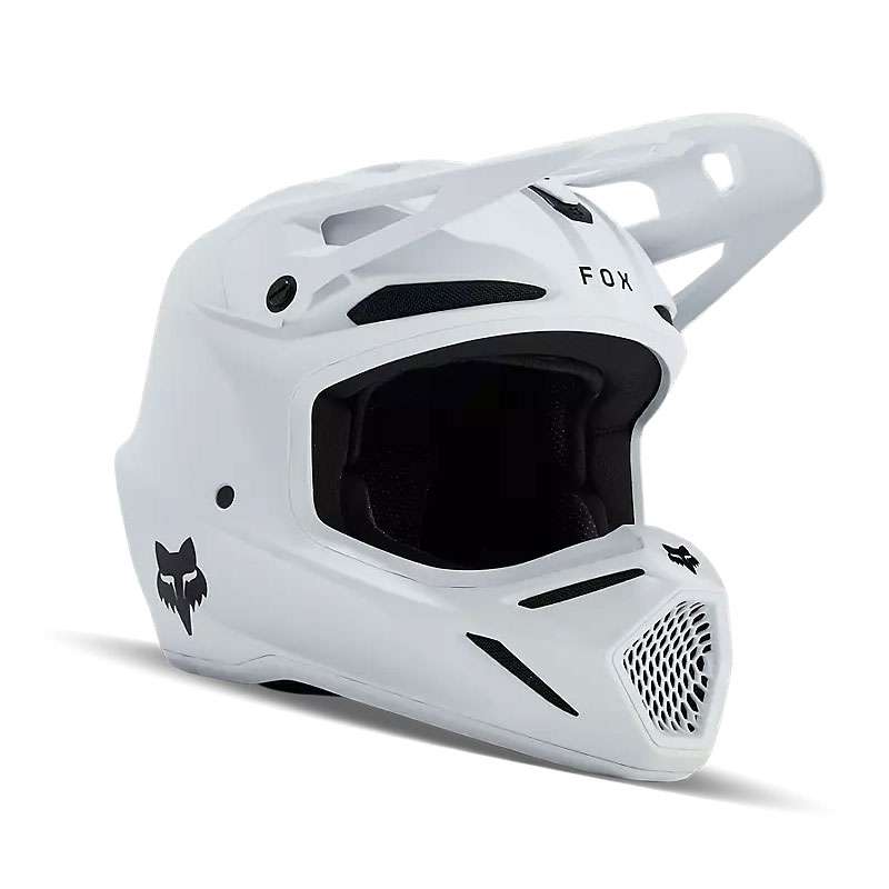 Fox V3 Helmet White Matt