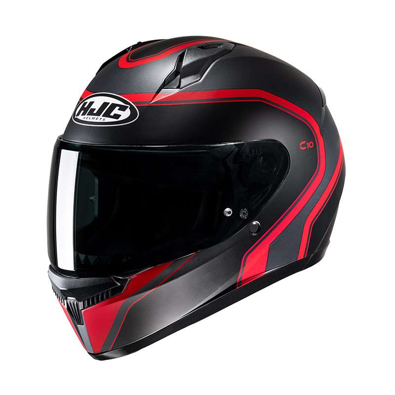 Hjc C10 Elie Helmet Red Black