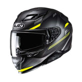 Hjc F71 Carbon Esira Helmet Yellow Matt