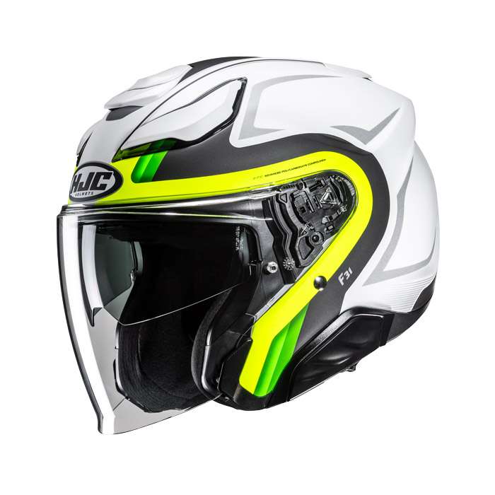 Hjc F31 Bask Helmet Yellow Matt