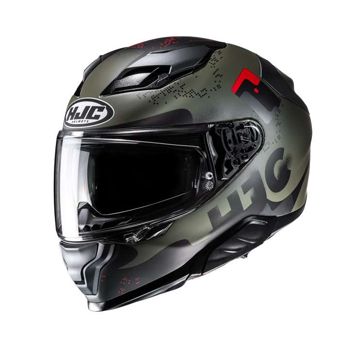 Hjc F71 Faco Helmet Green Matt