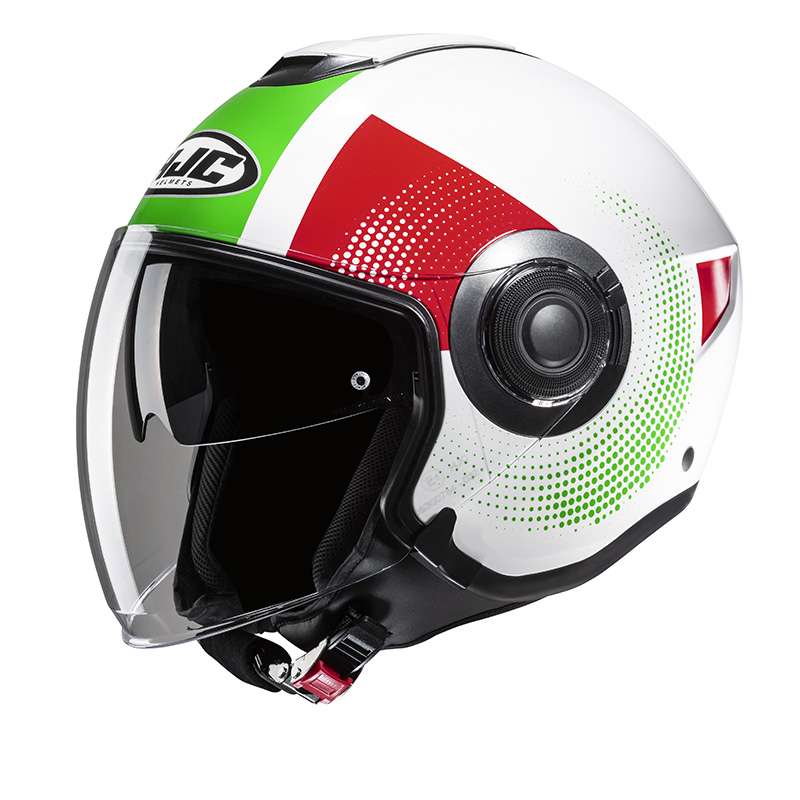 Hjc I40n Pyle Helmet White Green Red