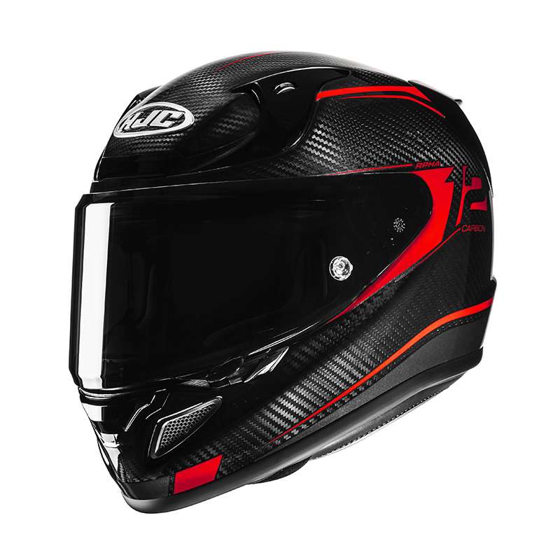 Hjc Rpha 12 Carbon Keres Helmet Red