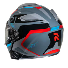 Hjc Rpha 71 Hapel Helmet Grey Red