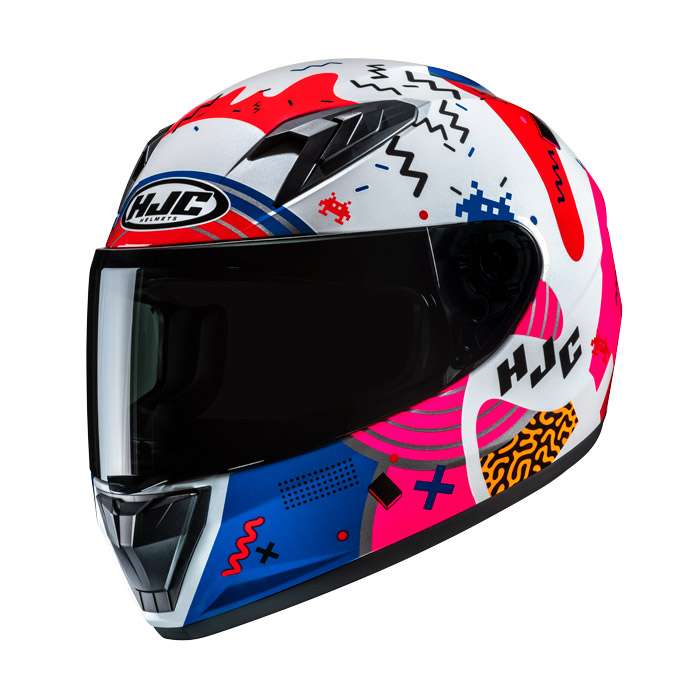 Hjc Y10 Mika Helmet Blue Red