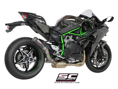 SC Project CR-T Slip-On Exhaust for Kawasaki Ninja H2 2015-20