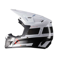 Leatt Moto 9.5 Carbon V26 Helmet Kit White Black