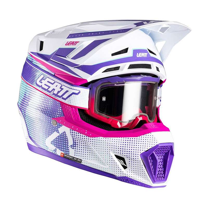 Leatt Moto 7.5 V26 Helmet Kit Purple