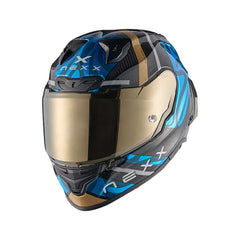 Nexx X.r3r Swirl Helmet Sky Blue