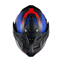 Nexx X.lifecountry Terra Helmet Blue Red Matt