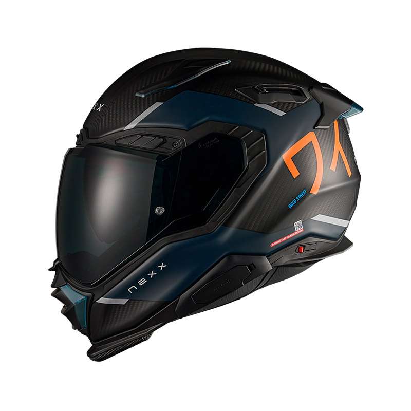 Nexx X.wst3 Manga Helmet Orange Blue Matt