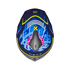 Nexx Y.100r Urbangram Helmet Indigo Blue Matt