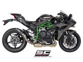 SC Project CR-T Slip-On Exhaust for Kawasaki Ninja H2 2015-20
