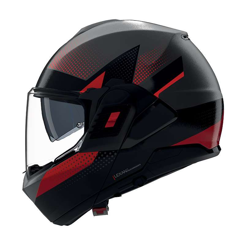 Nolan N120.1 Ciclone Helmet Black Red