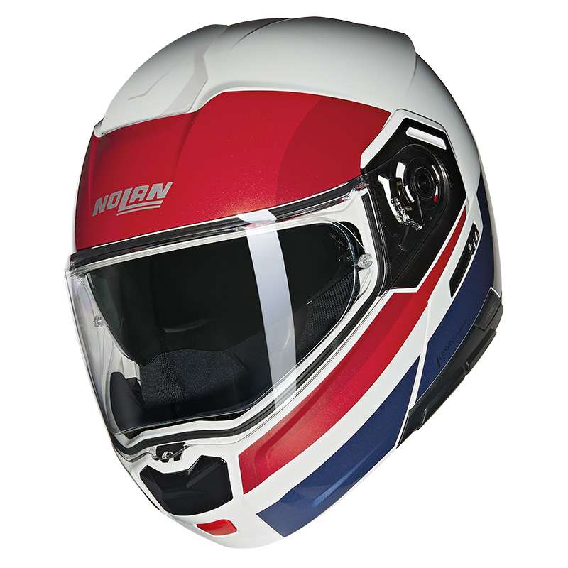 Nolan N90.3 06 Roboto Helmet Blue Red