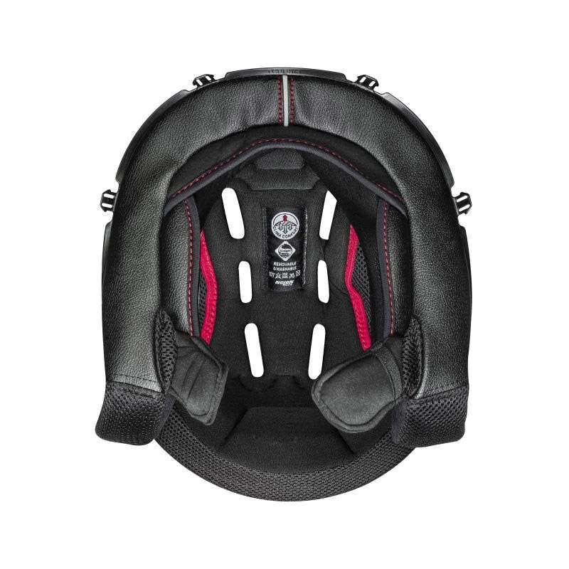 Nolan N90.3 Full Interior Black Red