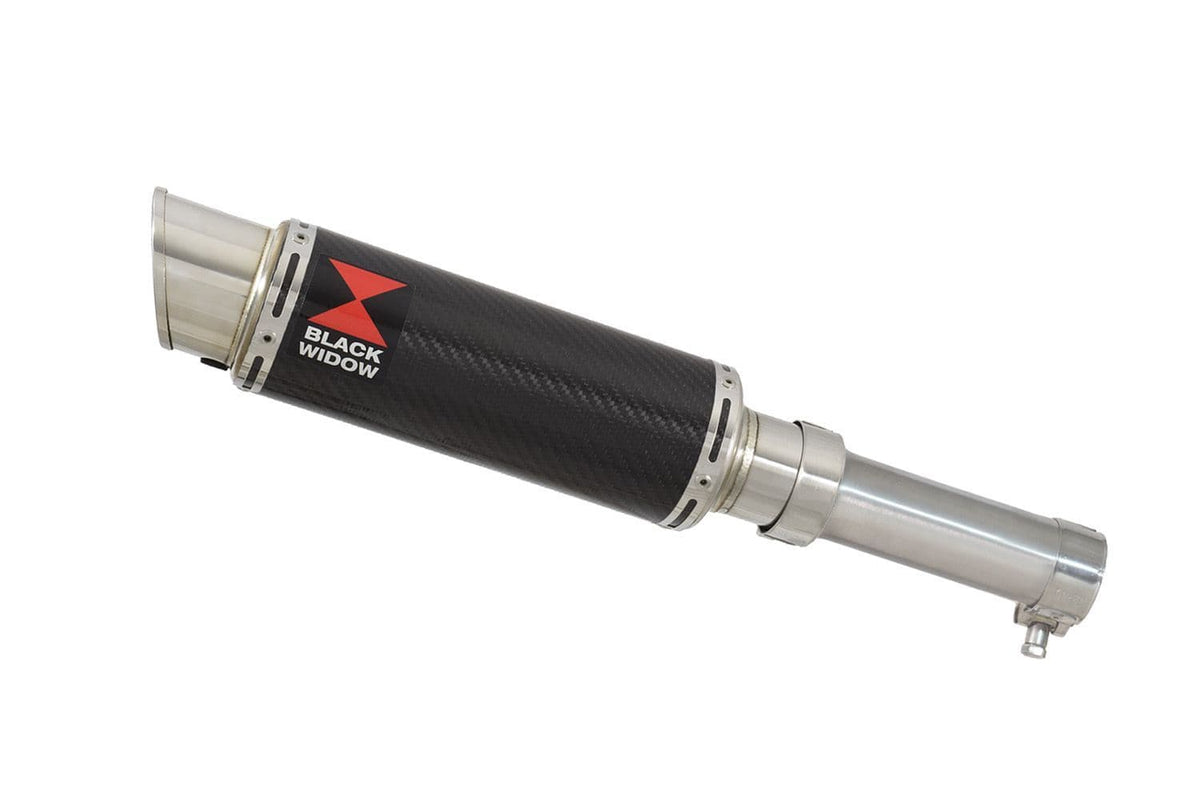 Aprilia RX 125 SX 125 230mm GP round carbon silencer