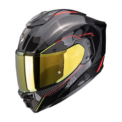 Scorpion Exo-1500 Carbon Air Mundi Helmet Red Yellow