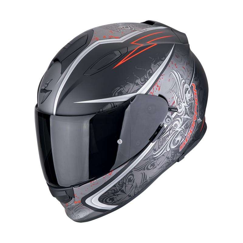 Scorpion Exo 491 Run Helmet Black Matt Red