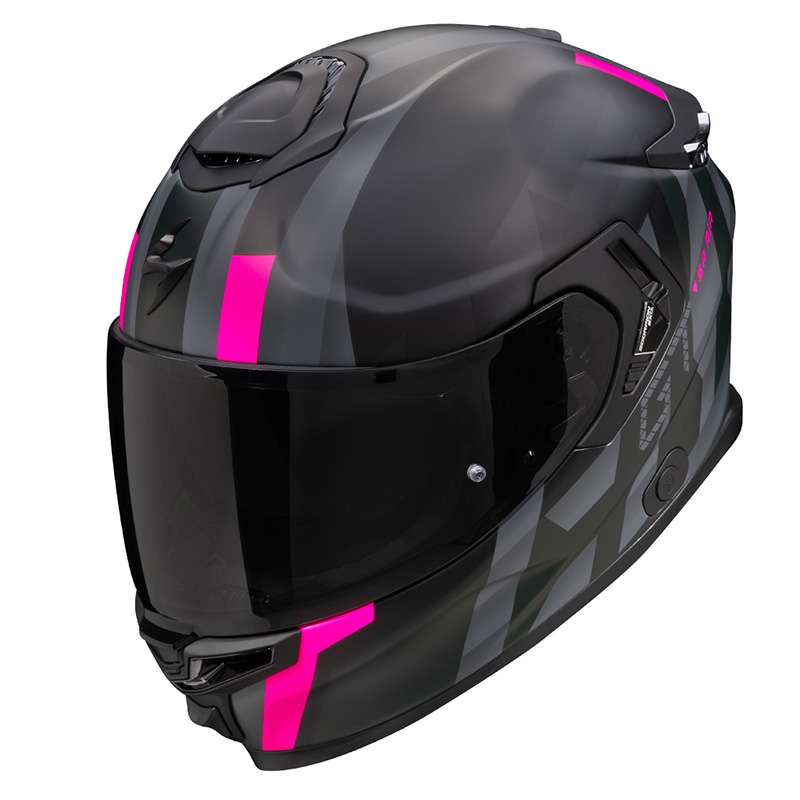 Scorpion Exo-gt Sp Air Touradven Helmet Black Matt Pink