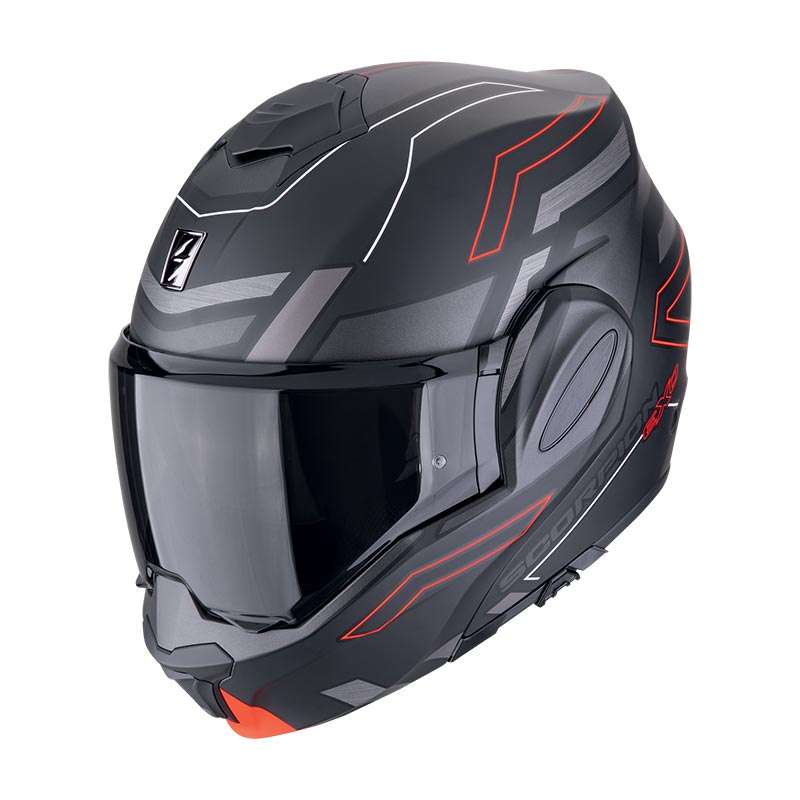 Scorpion Exo Tech Evo Conquer Helmet Red