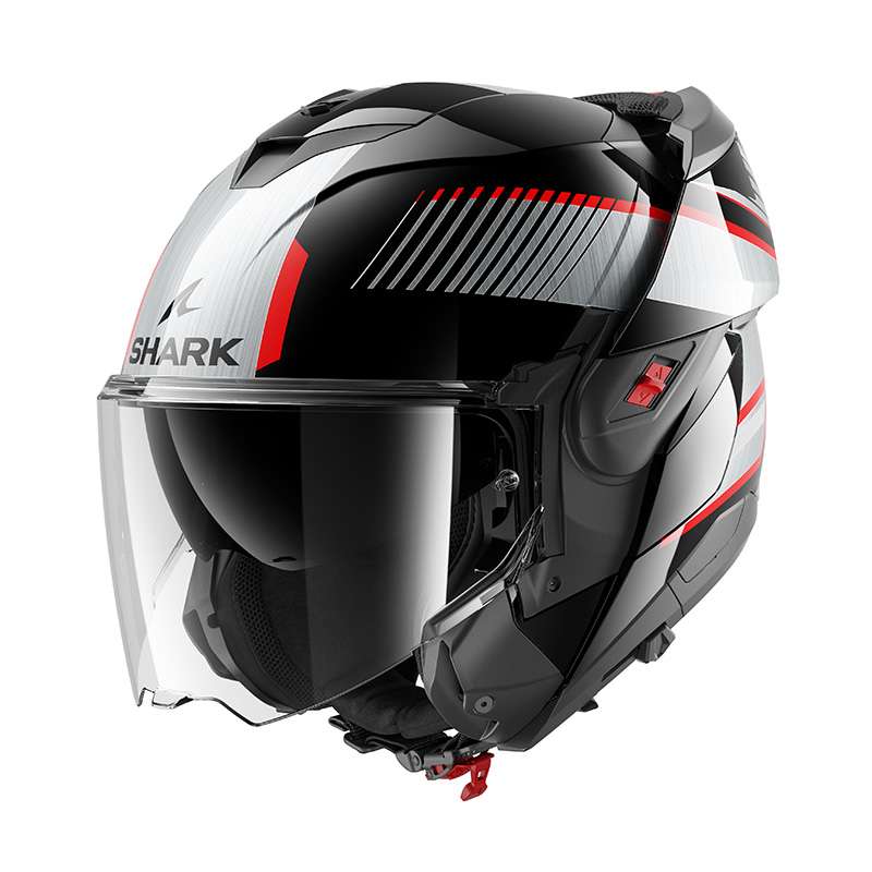 Shark Oxo Sikter Modular Helmet Black Red