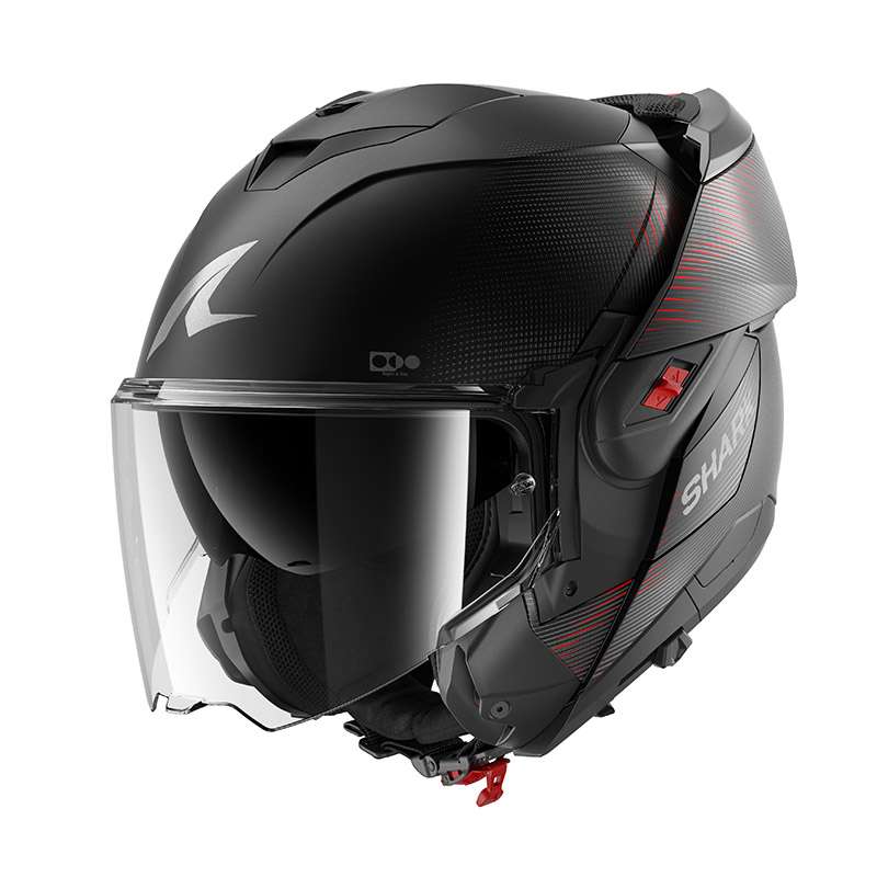 Shark Oxo Sp Lyne Mat Modular Helmet Black