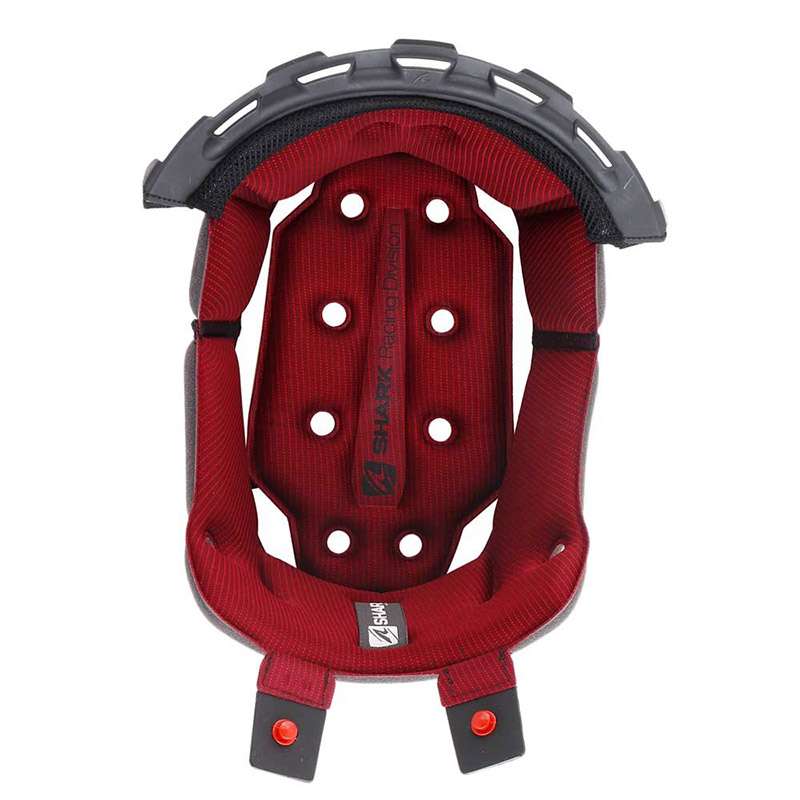 Shark Race R Pro Gp Crown Pad Red