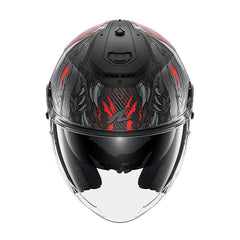 Shark Rs Jet Carbon Shaytan Mat Helmet Red